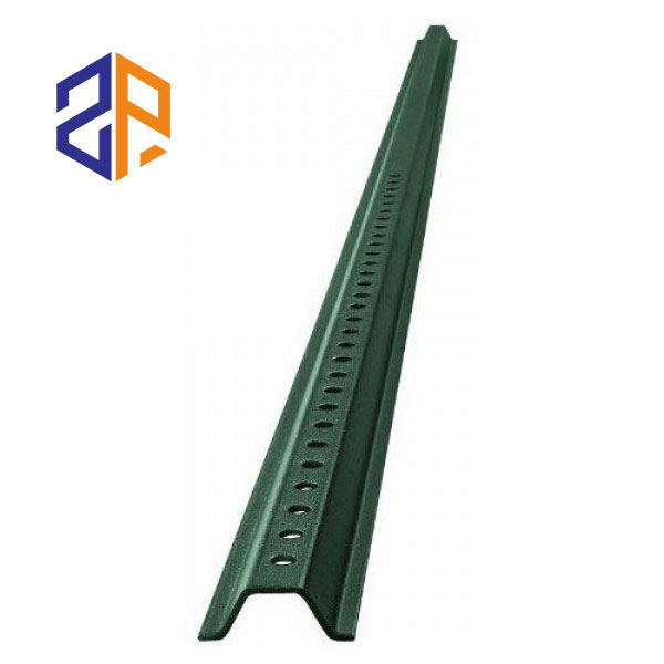 Green Color U Channel metal Sign Post